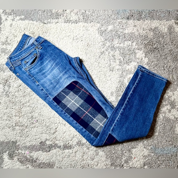 EUC Rag & Bone Dre Low Rise Patchwork Jeans - Picture 6 of 17